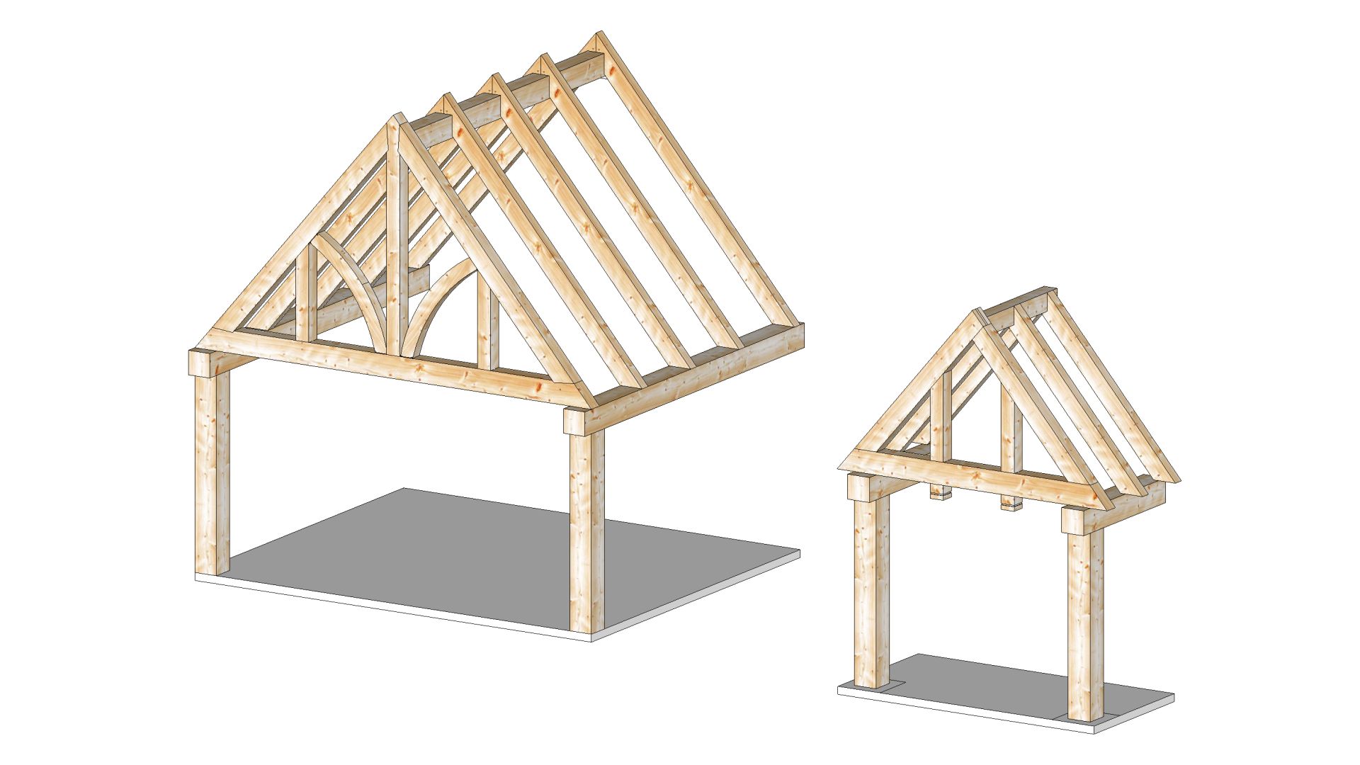 14067 – Portes cochères à St-Hubert