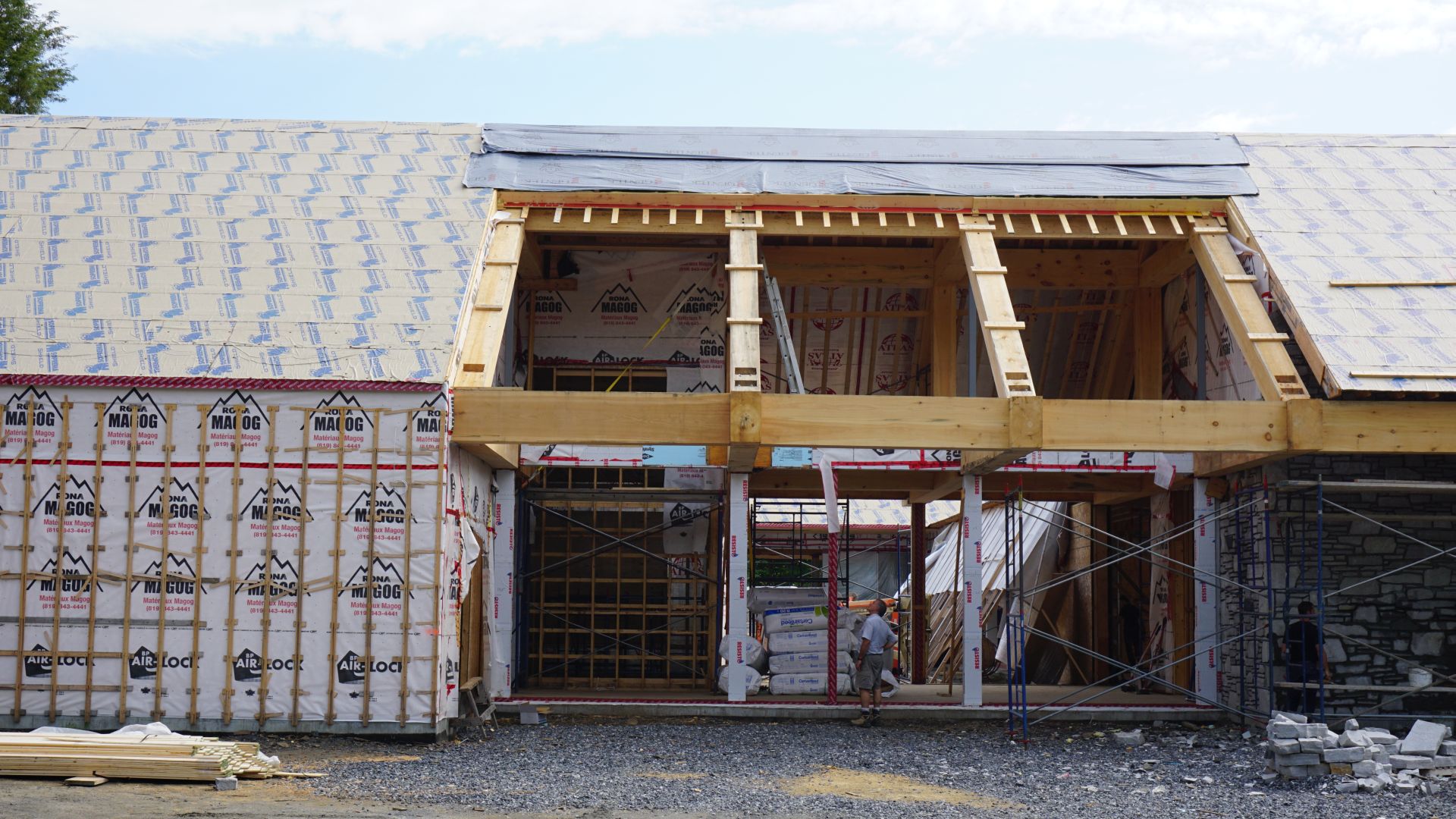 14035 – Charpente massive à Potton